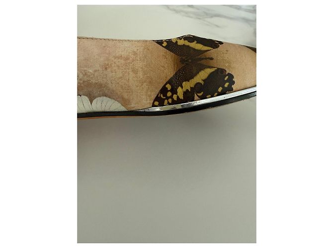 Givenchy Papillon Sapatilhas Bege - vista 11
