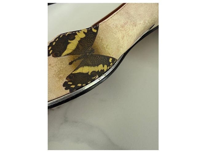Givenchy Papillon Sapatilhas Bege - vista 12