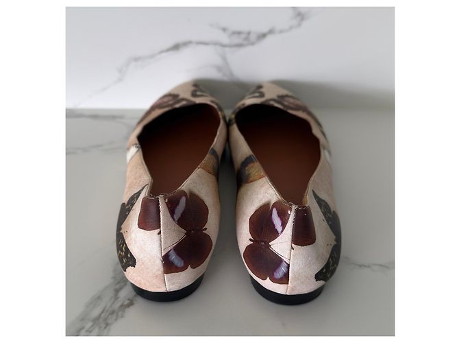 Givenchy Papillon Sapatilhas Bege - vista 3