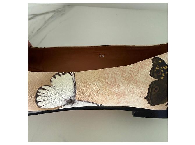 Givenchy Papillon Sapatilhas Bege - vista 6