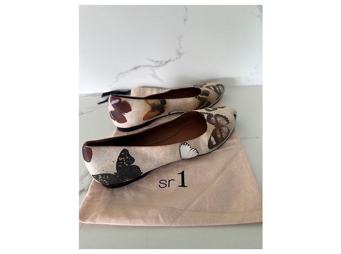 Givenchy Papillon Sapatilhas Bege - vista 8