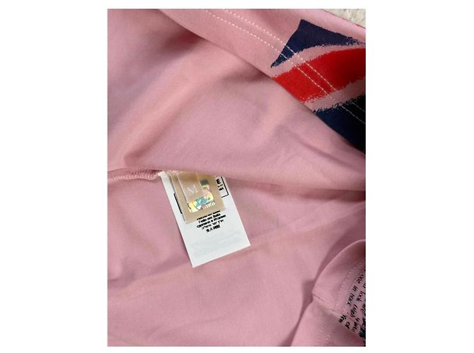 Camiseta John Galliano rosa con estampado Multicolor - vista 4