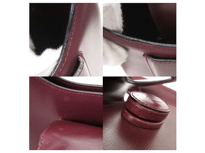 Borsa a tracolla Cartier Must Line Burgundy Bordò - vista 10