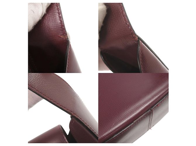 Borsa a tracolla Cartier Must Line Burgundy Bordò - vista 6