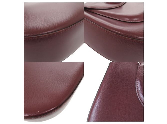 Borsa a tracolla Cartier Must Line Burgundy Bordò - vista 7