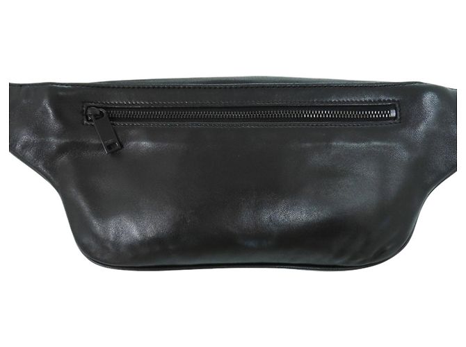 Marsupio in pelle nera Yves Saint Laurent Nero - vista 2