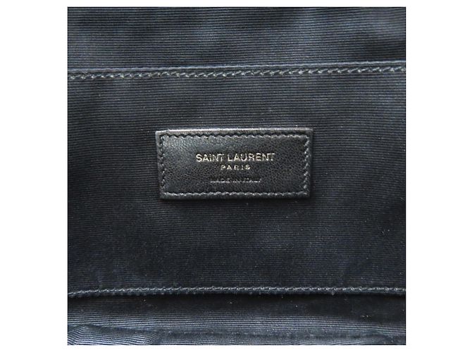 Marsupio in pelle nera Yves Saint Laurent Nero - vista 5
