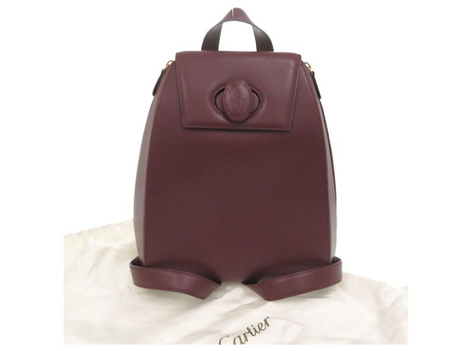 Rucksack aus Bordeauxleder Cartier Must Line - Ansicht 2
