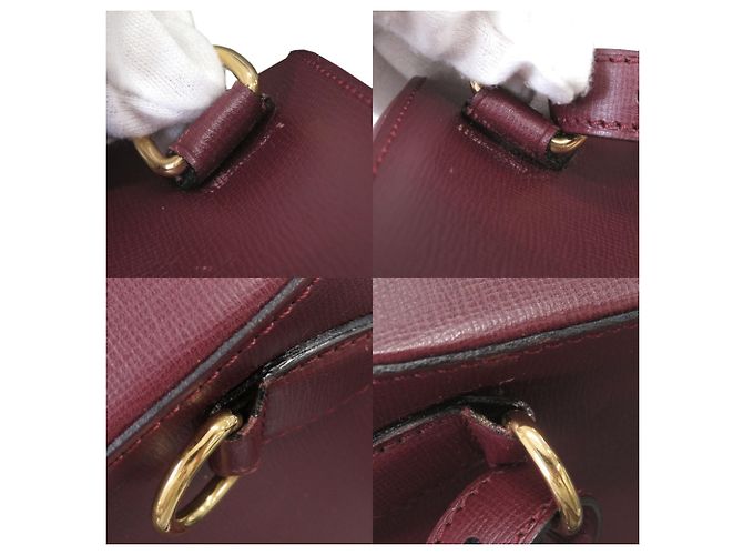 Rucksack aus Bordeauxleder Cartier Must Line - Ansicht 8