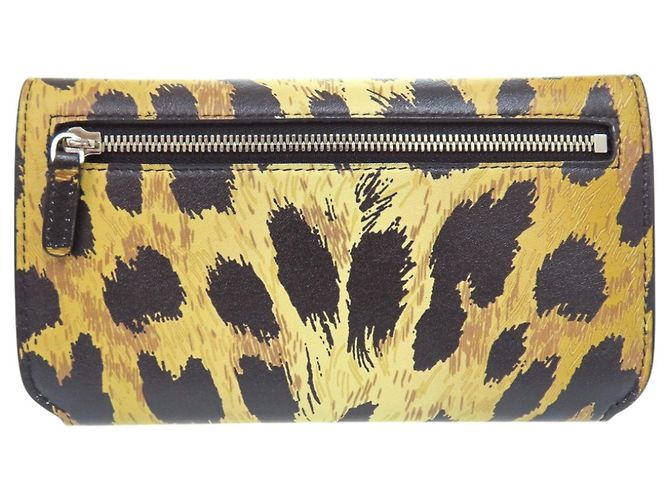 Borsa a tracolla con catena stampa leopardata Balenciaga Nero Beige - vista 3
