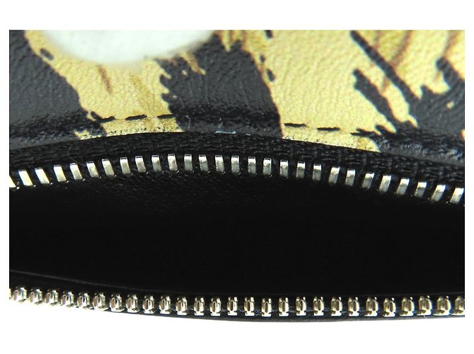 Borsa a tracolla con catena stampa leopardata Balenciaga Nero Beige - vista 8