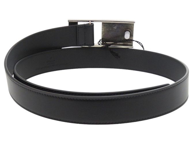 Cinturón Gucci de cuero negro - vista 2