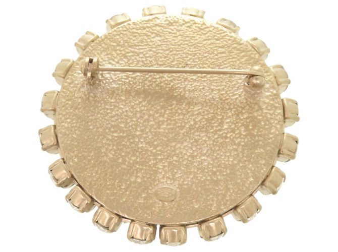 Broche Chanel Black Rhinestone Negro - vista 3