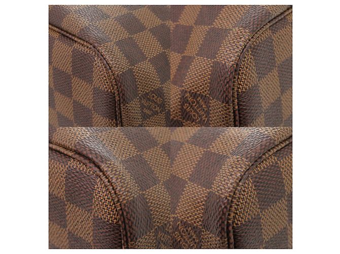 Borsa Tote Louis Vuitton Neverfull PM Damier Cerise Fuschia - vista 4
