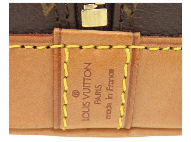 Borsa Louis Vuitton Alma Monogram Marrone - vista 9