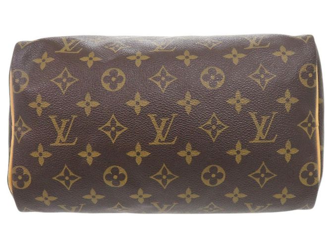 Borsa Louis Vuitton Speedy 25 Monogram Marrone - vista 3