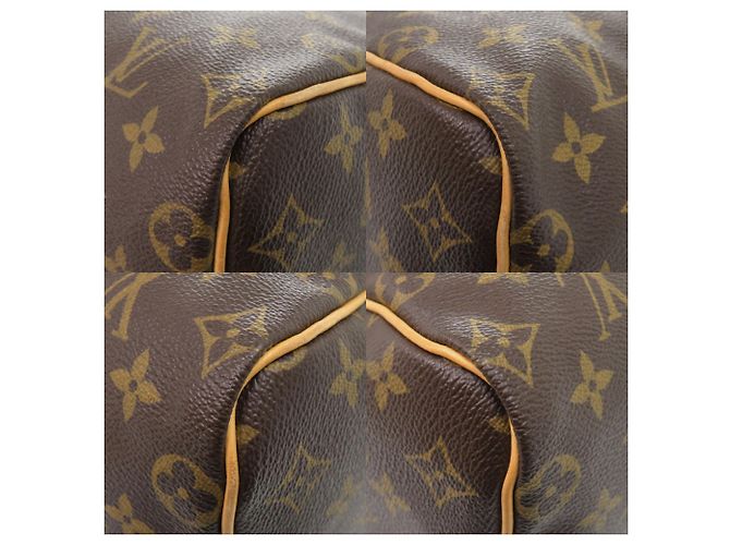 Borsa Louis Vuitton Speedy 25 Monogram Marrone - vista 4