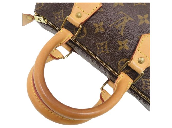 Borsa Louis Vuitton Speedy 25 Monogram Marrone - vista 7
