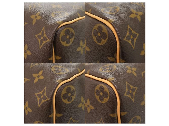 Borsa Louis Vuitton Speedy 35 Monogram Marrone Monogramma - vista 4
