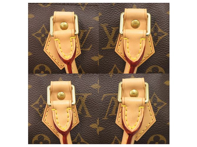 Borsa Louis Vuitton Speedy 35 Monogram Marrone Monogramma - vista 8