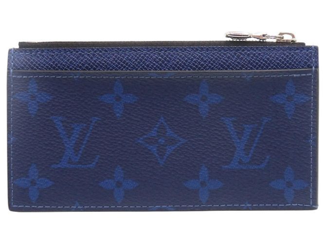 Portafoglio blu Louis Vuitton - vista 3