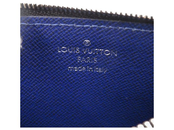 Portafoglio blu Louis Vuitton - vista 7