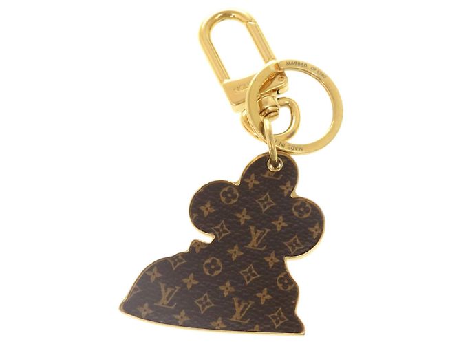 Vivienne Portachiavi Monogram Louis Vuitton Marrone Monogramma - vista 2