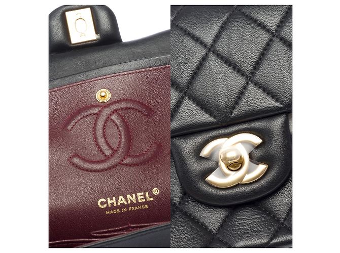 Borsa CHANEL Timeless/Classique in Pelle Nera - 103507 Nero - vista 7