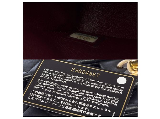 Borsa CHANEL Timeless/Classique in Pelle Nera - 103507 Nero - vista 8