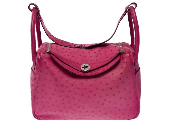 Hermès Borsa HERMES Lindy in Pelle Esotica Rosa - 103503 - vista 3