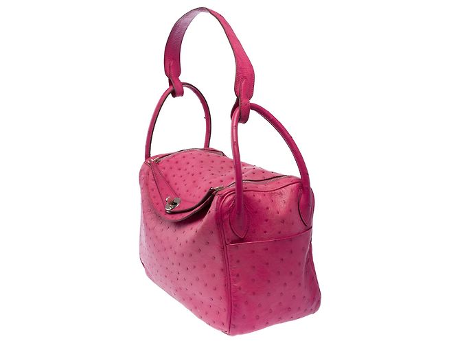 Hermès Borsa HERMES Lindy in Pelle Esotica Rosa - 103503 - vista 5