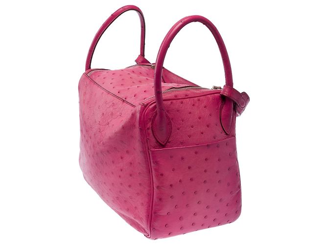 Hermès Borsa HERMES Lindy in Pelle Esotica Rosa - 103503 - vista 6