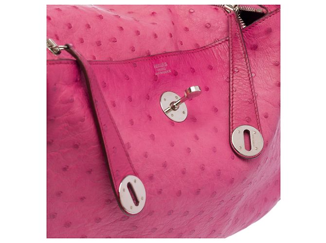 Hermès Borsa HERMES Lindy in Pelle Esotica Rosa - 103503 - vista 7