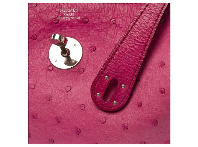 Hermès Borsa HERMES Lindy in Pelle Esotica Rosa - 103503 - vista 8