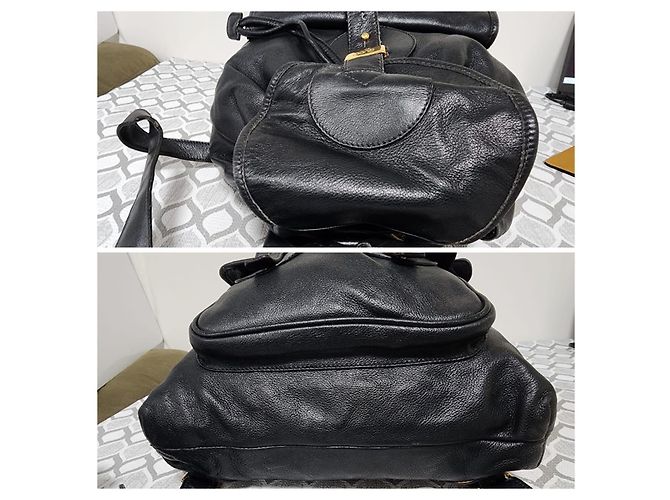 Gucci Lederrucksack Schwarz - Ansicht 7