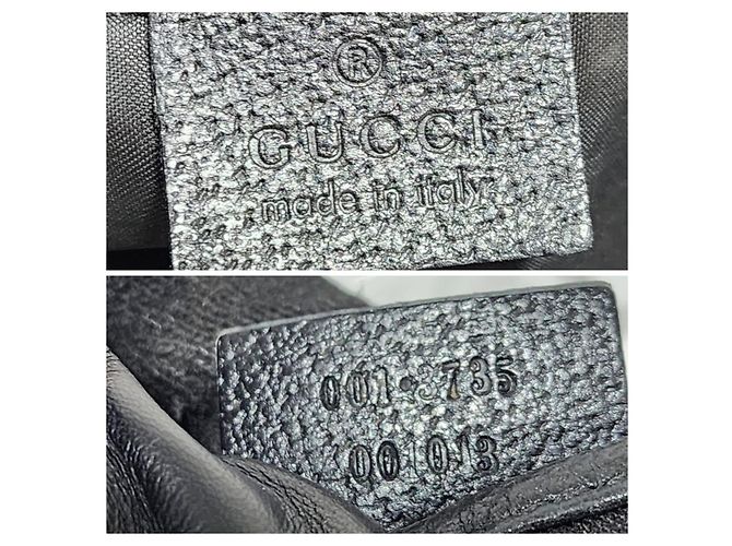 Gucci Borsa Jackie Denim GG Canvas Nero - vista 2