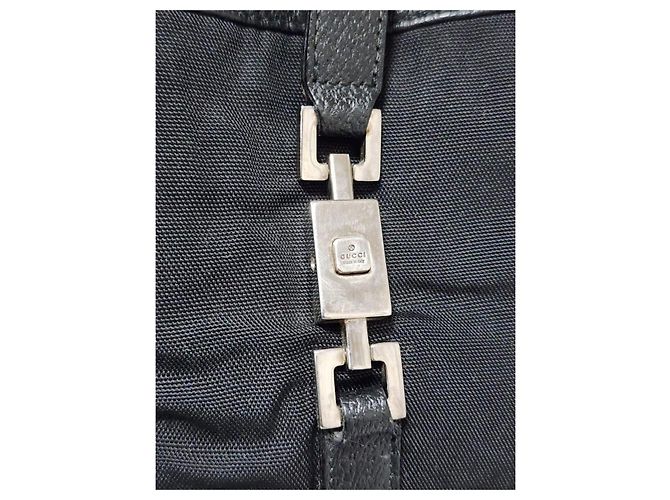 Gucci Borsa Jackie Denim GG Canvas Nero - vista 9