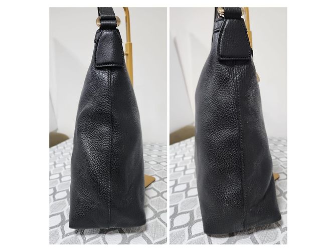 Gucci Interlocking G Hobo-Tasche aus Leder - Schwarz - Ansicht 6