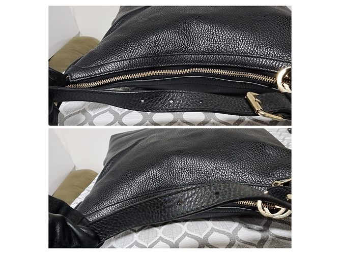 Gucci Interlocking G Hobo-Tasche aus Leder - Schwarz - Ansicht 8
