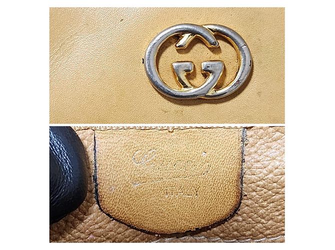 Borsa a tracolla Gucci Interlocking G Marrone Beige - vista 2