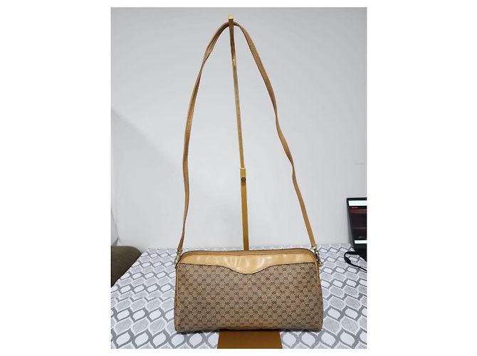 Borsa a tracolla Gucci Interlocking G Marrone Beige - vista 3