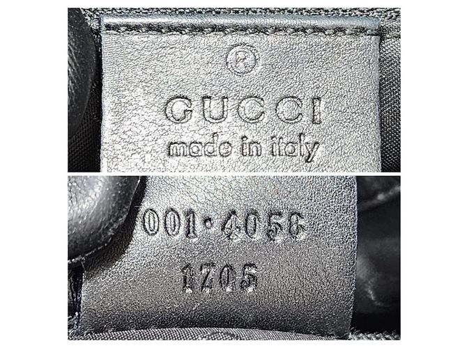 Bolsa Gucci GG Canvas Bamboo Preta Preto - view 2