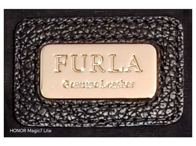 Furla Borsa Hobo in pelle martellata nera Nero - vista 2