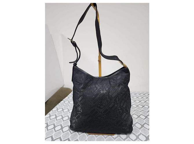 Borsa a tracolla Balenciaga Monogram Nera Nero - vista 3