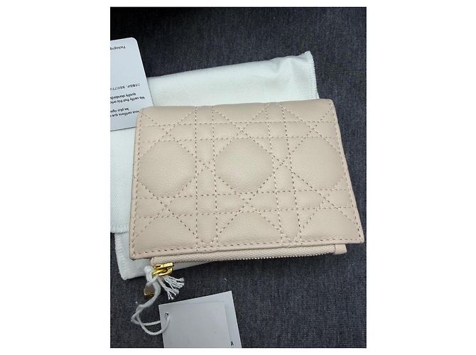Dior Caro lambskin wallet pink - view 11