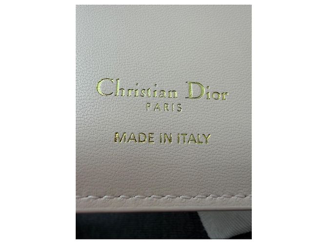 Dior Caro lambskin wallet pink - view 6