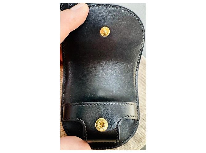 Gucci Mini Borsa Horsebit in Pelle Nera Nero - vista 3