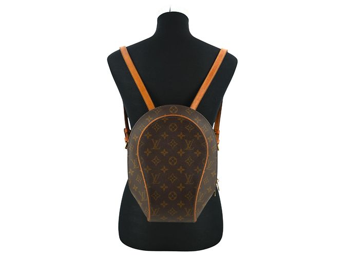 Louis Vuitton Sac à dos et sac à bandoulière en toile Monogram Canvas Ellipse Marron - vue 2