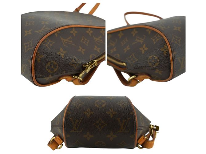 Louis Vuitton Sac à dos et sac à bandoulière en toile Monogram Canvas Ellipse Marron - vue 4