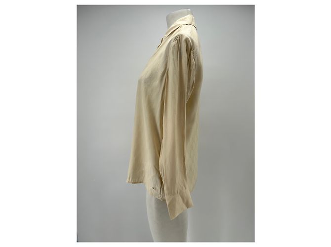 Camicetta Tommy Hilfiger Beige in Cotone - vista 2